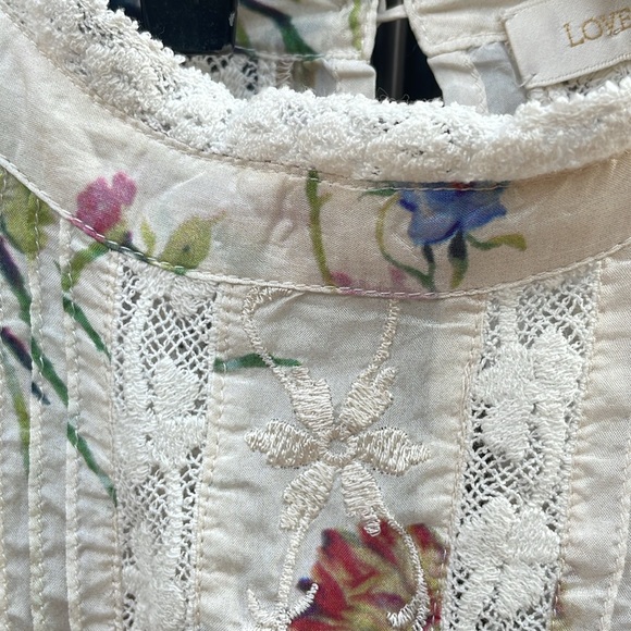 Floral Lace Ruffle Mini Dress - Picture 5 of 11